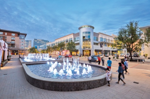 A portion of Water Street inside Plano’s Legacy West is set to shut down. (Courtesy Visit Plano)