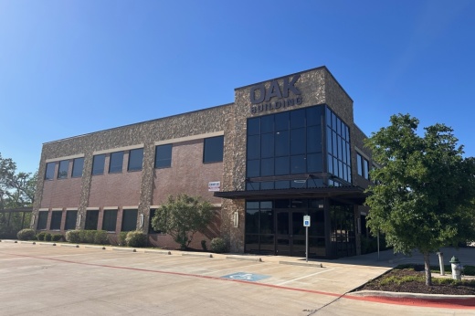 The office building that includes The Green Room, which is located off of FM 407 in Argyle.