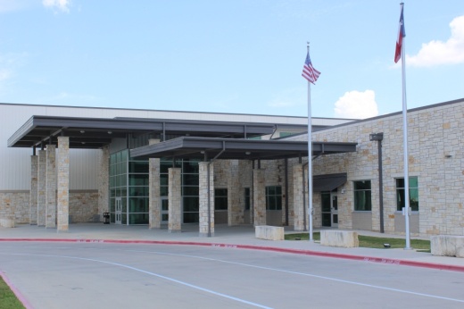 The entrance to Santa Rita Middle School