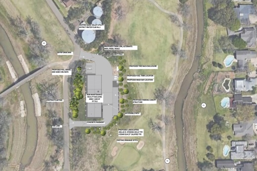 While undergoing course renovations, Quail Valley Golf Course will also receive a new golf maintenance facility. 
(Courtesy city of Missouri City)