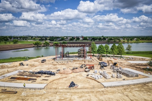 Upon completion, the park will have upgrades that include a new pavilion, stage and amphitheater. (Courtesy city of Round Rock)