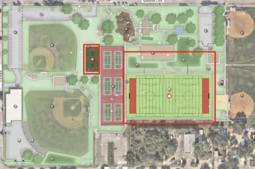 Katy City Park will see the addition of four pickleball courts and a turf field in summer 2026. (Courtesy city of Katy)