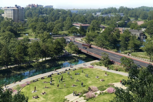 The Texas State University System board of regents approved a new campus master plan May 1 that will guide development through 2035, according to a news release from the university. (Courtesy Texas State University)