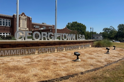 The exterior of the Georgetown ISD building