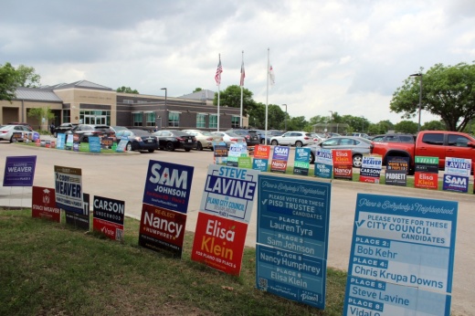 Election signs