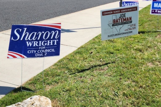 Campaign signs