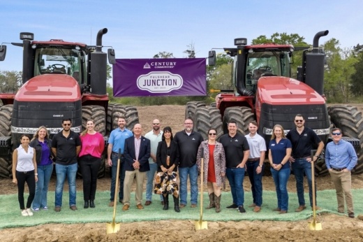 Officials from Century Communities and the city of Fulshear broke ground the a new development coming near Downtown. (Courtesy Century Communities)