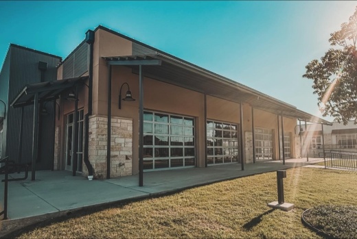 The exterior of the building