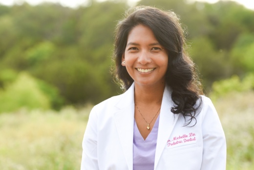 Dr. Michelle Zin is a pediatric dentist and owner of White Blossom Pediatric Dentistry.