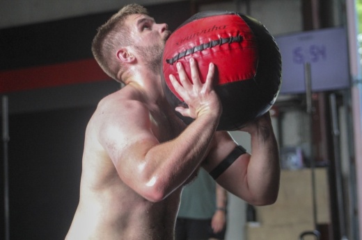 Workouts at Elite CrossFit   Personal Training can include wall balls. (Amira Van Leeuwen/Community Impact)