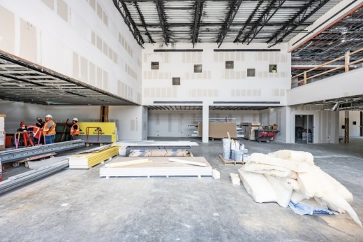 The paseo project and Griffith Building remodel will transform the former public library, adding an art gallery, visitors center and space for the Round Rock Chamber of Commerce. (Courtesy city of Round Rock)