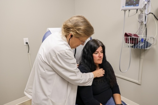 Amy Miller, a clinic patient, said she learned that she had many undiagnosed, complex medical issues with the Volunteers in Medicine clinic. (Courtesy Volunteers in Medicine)