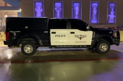 Fort Worth police truck