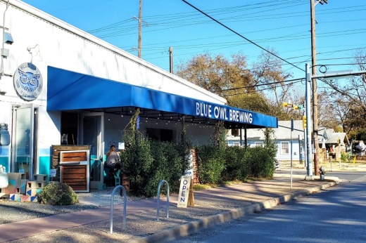 Blue Owl Brewing in East Austin has been crafting a selection of craft beers for nearly a decade. (Courtesy Blue Owl Brewing)