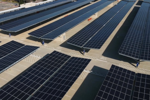 Austin airport solar