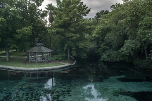 The Comal Spring feeds directly into Landa Lake. (Courtesy Edwards Aquifer Authority)