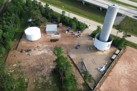 Water Plant No. 4 is one of two new water plants in Magnolia. Since 2022, the city has been working on infrastructure to increase capacity. (Courtesy city of Magnolia)