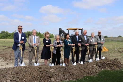 Officials with the Texas State Library and Archives Commission broke ground on a new facility in Pflugerville. (Courtesy Texas State Library and Archives Commission)