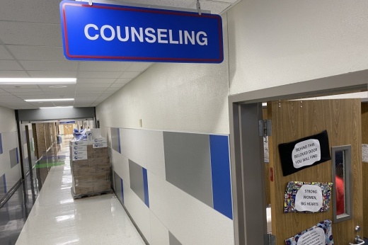 Leander ISD counseling center sign