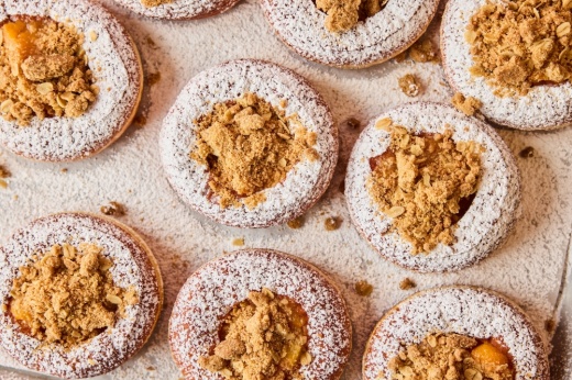 An image of one of the seasonal donuts.