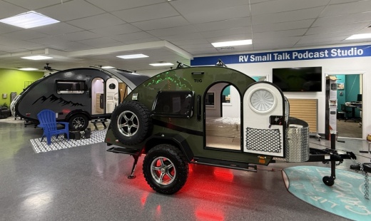 An image of one of the campers sold at the business.