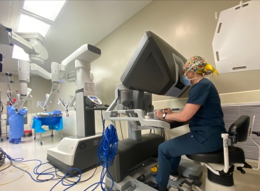 Robotic surgery technology, such as the da Vinci system used by Baylor Scott & White, is growing in use. (Courtesy Baylor Scott & White)