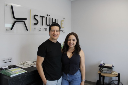 Juan Carlos Leon and Tania Vazquez own STH Interiors. (Andrew Creelman/Community Impact)