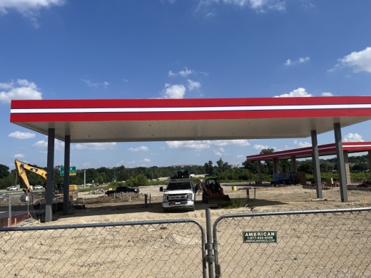 gas station under construction