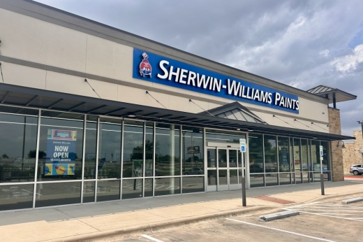 A Sherwin-Williams storefront.