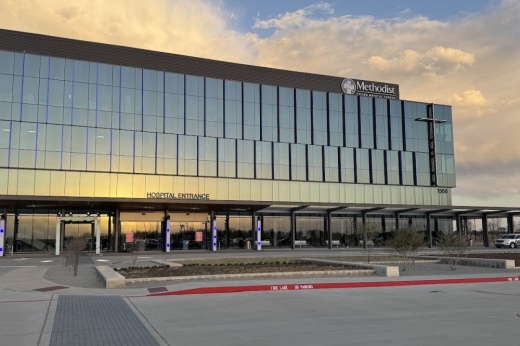 the exterior of a hospital