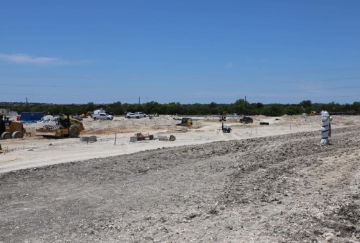 work on an incoming road