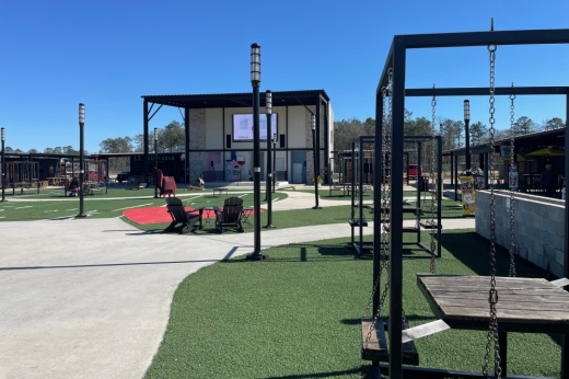 The Food Zone Grand Texas will host a summer bash event that will feature food, music and fun activities such as face painting, henna tattoos, pony rides and a petting zoo. (Emily Lincke/Community Impact)