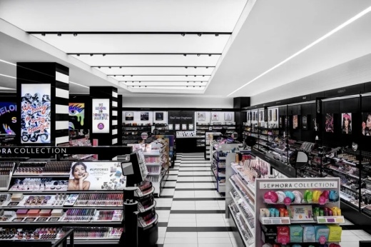 Interior of a Sephora store