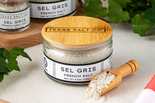 Texas Salt Co. sells handcrafted salts. (Courtesy Texas Salt Co.)