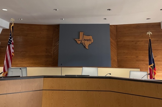 The empty Argyle council chambers
