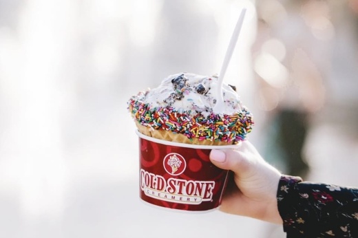 Cold Stone Creamery ice cream cup