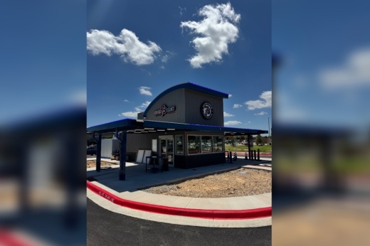 Exterior of a coffee stand
