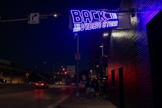 An image of the outside of the speakeasy.