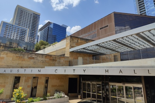Exterior of Austin City Hall