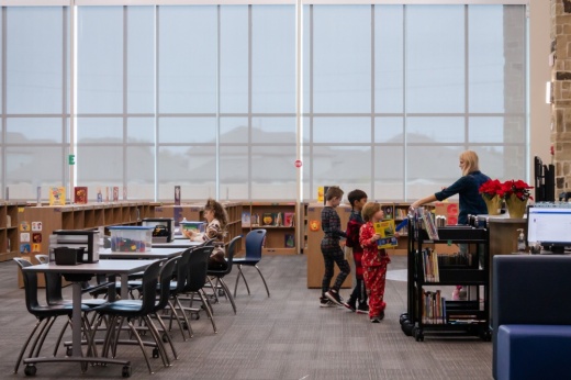 school library interior
