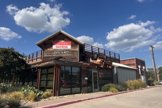 The new exterior of Earl and Isabella's Taverna in Argyle.