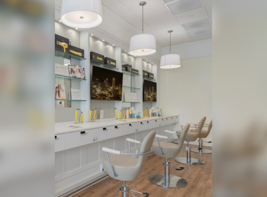 chairs in a salon