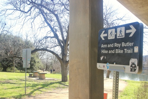 Construction on I-35 overhaul will bring periodic trail and lake closures through 2033. (Haley McLeod/Community Impact)