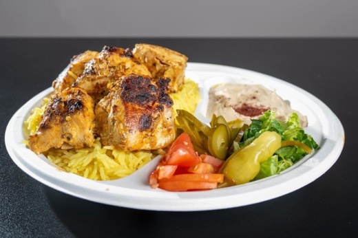 Mediterranean food plate