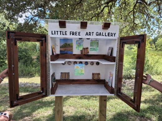 The art gallery is located in the Bee Cave Sculpture Park, which is open from sunrise to sunset. (Courtesy LHSU Junior Girl Scout Troop 2065)