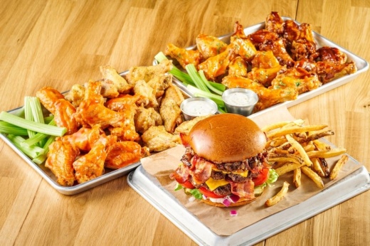 BoomerJack's features a variety of American cuisine options including burgers and wings. (Courtesy BoomerJack's)