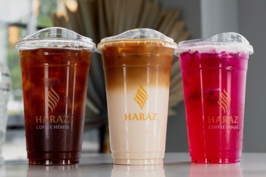 Haraz Coffee House serves Yemeni-style coffee drinks and a variety of pastries and desserts. (Courtesy Haraz Coffee House)