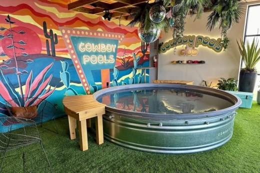 Cowboy Pools sells and installs stock tank pools that can accommodate anywhere from two to eight adults. (Courtesy Cowboy Pools)