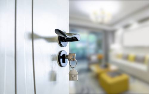 keys in door