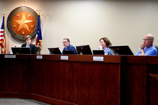 Boerne ISD Trustees on Aug. 18 authorized the VATRE to go to voters in November, marking the first VATRE called in the district. (Jarrett Whitener/Community Impact)
